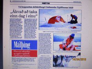 Guðmundur Eyjjólfsson yfir hálendið 2001