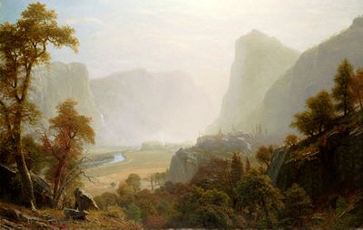Hetch_Hetchy_Valley_From_Road,_Albert_Bierstadt